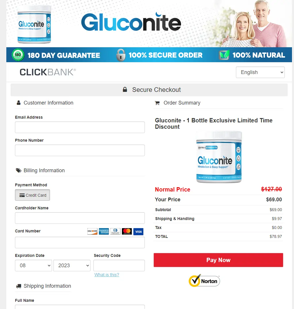 Gluconite Order